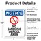 Signmission No Smoking In Pool Area OSHA Notice Sign, Aluminum, 7in W x 10in L, 2PK OS-2PACK-NS-A-710-V-14802 - alternate 2